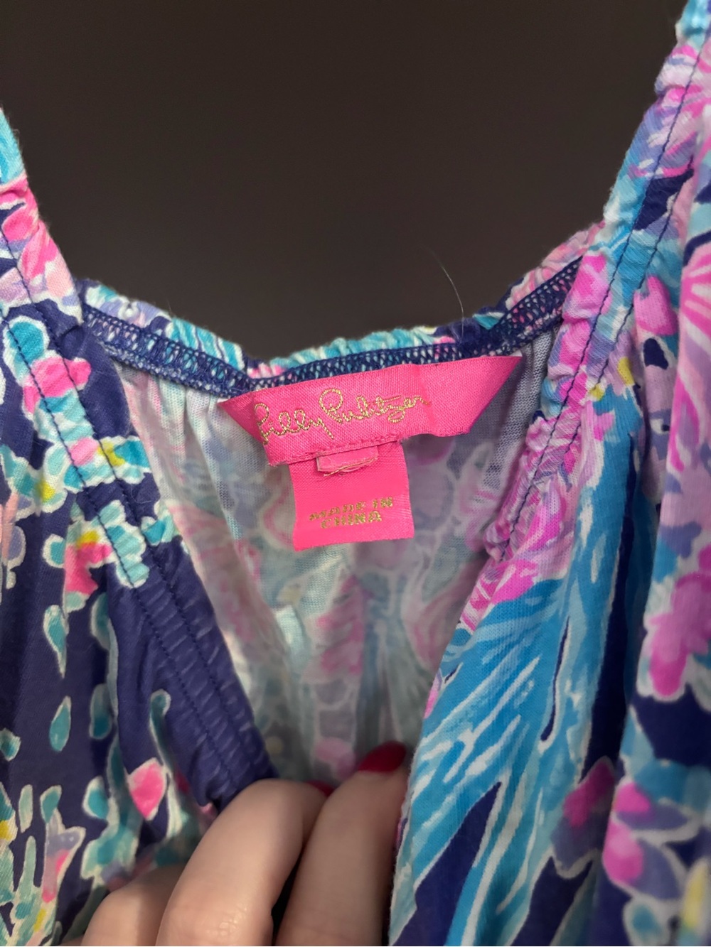 Lilly Pulitzer Loro Swing Dress “Corsica Blue Toucan Party” - Picture 2 of 3